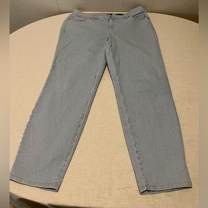 Charter Club striped Skinny Ankle Jeans